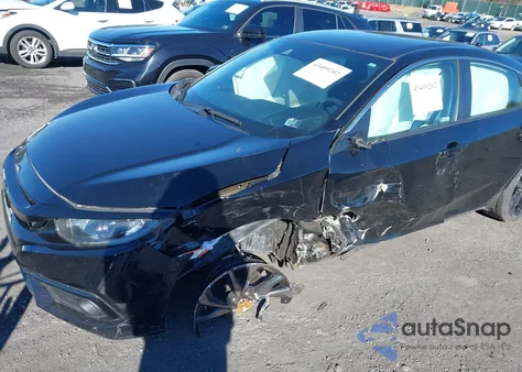 2021 Honda Civic Sport z USA, uszkodzony, nr VIN 2HGFC2F80MH546231